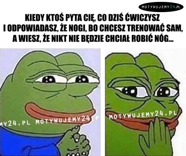 Kiedy ktoś pyta Cię, co dziś ćwiczysz...