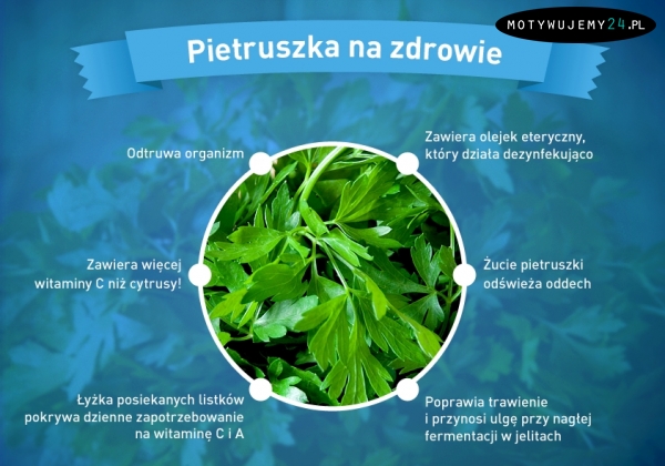 Dlaczego warto jeść pietruszkę