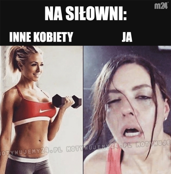 Na siłowni...