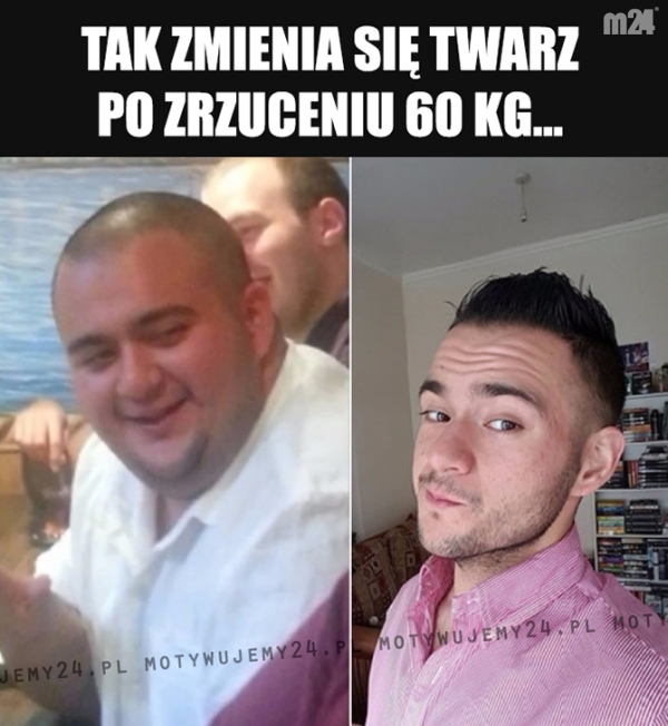 Tak zmienia się twarz po zrzuceniu 60kg!