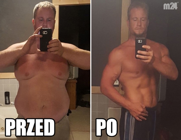 Przed i po zrzuceniu 60 kg