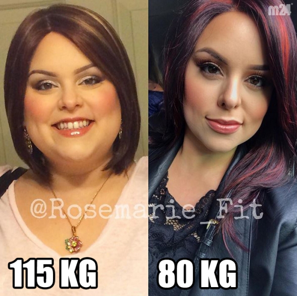 Tak wygląda twarz po zrzuceniu 35 kg