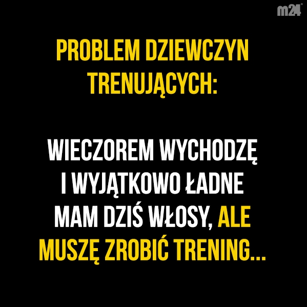 Problem dziewczyn trenujących